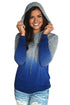 Sexy Gray Ombre Hoodie Sweatshirt